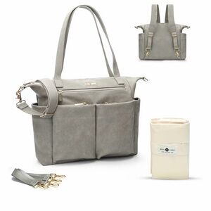 Elegant Gray Miss Fong Baby Bag